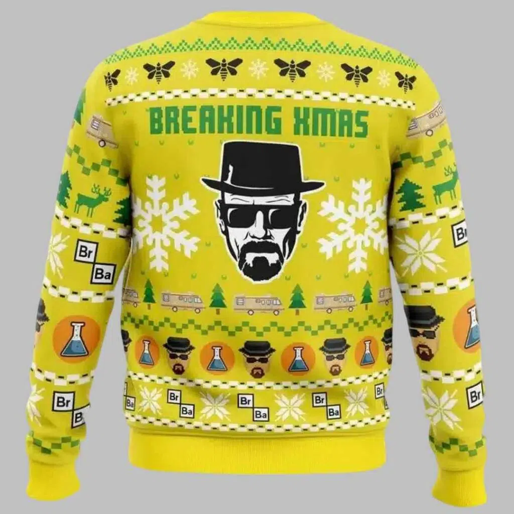 Walter White Christmas Ugly Christmas Sweater 2