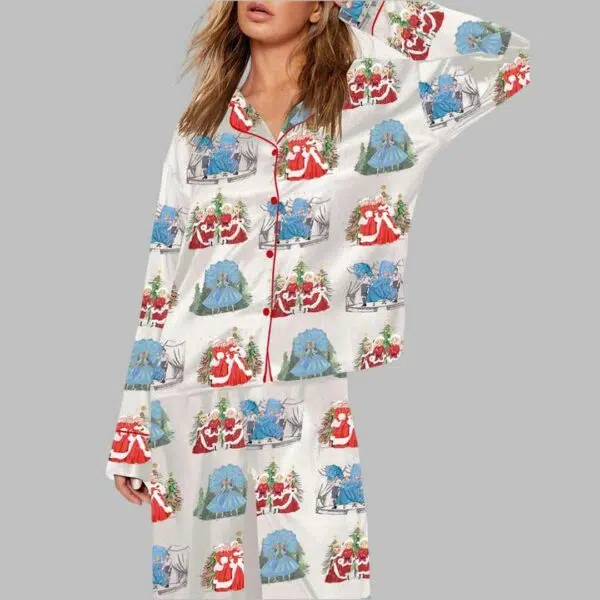 White Christmas Pajama Set 4