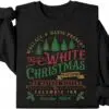 White Christmas Sweatshirt The Haynes Sister Winter black