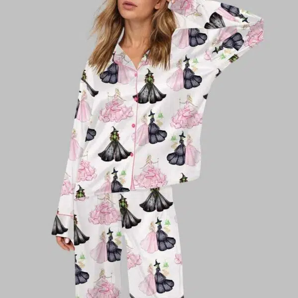 Wicked Print Pajama Set 4