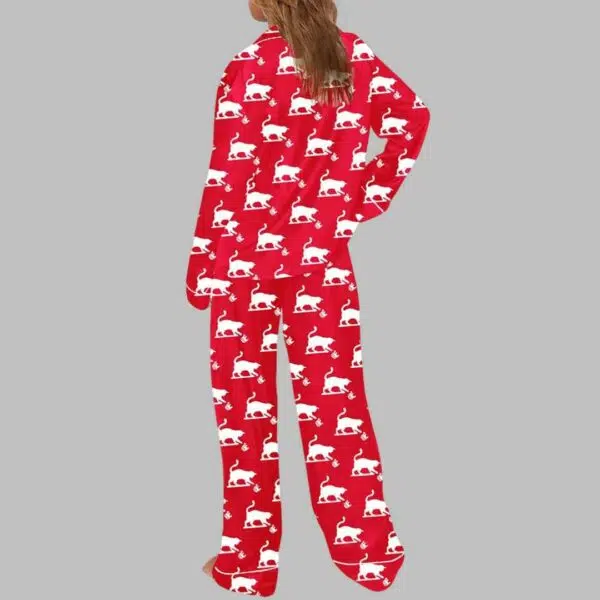 Womens Cat Pajama Set 3