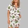 Womens Merry Christmas Pajama Set 2