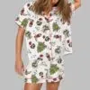 Womens Merry Christmas Pajama Set 4