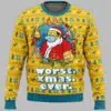 Worst Christmas Ever Simpsons Ugly Christmas Sweater 1