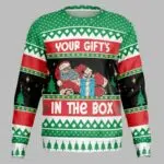 Your Gift's in the box Ugly Christmas Sweater