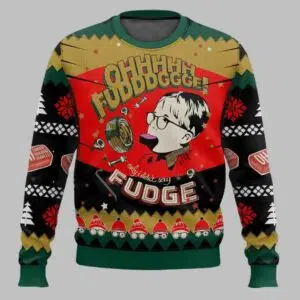 A Christmas Story Fudge Ohh Fudge Ugly Christmas Sweater 1