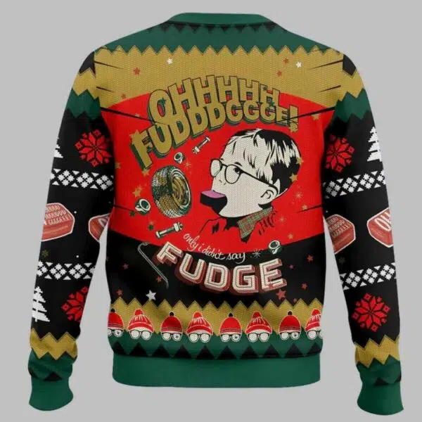 A Christmas Story Fudge Ohh Fudge Ugly Christmas Sweater 3