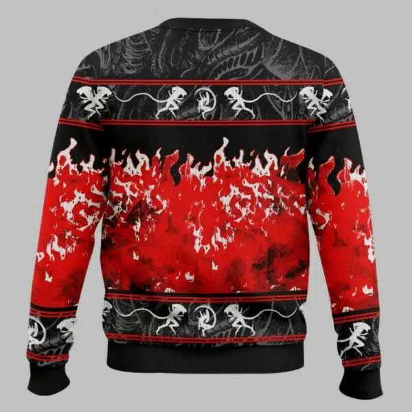 Alien Xenomorph Ugly Christmas Sweater 3