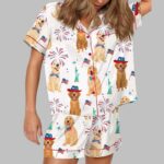American Golden Retriever Pajama Set