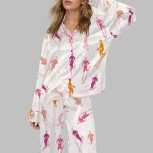 Aprs Ski Satin Pajama Set 1