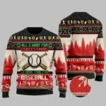 Baseball Ugly Christmas Sweater