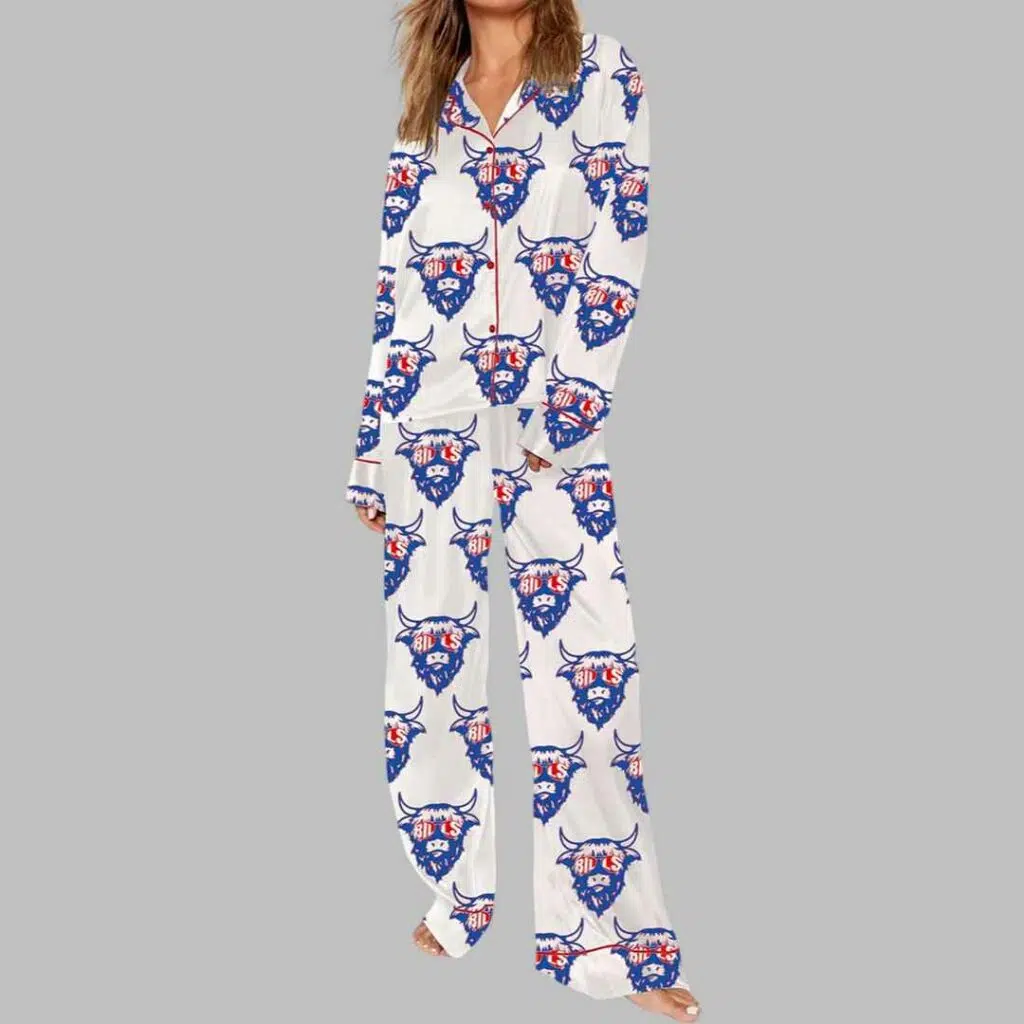 Bills Football Pajama Set 3