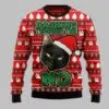 Black Cat Ugly Christmas Sweater 1 1