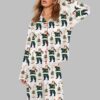 Boujee Santa Champagne Christmas Pajama Set 7 Boujee Santa Champagne Christmas Pajama Set 1