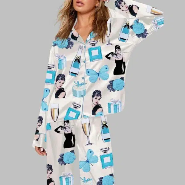 Breakfast At Tiffanys Pajama Set 1