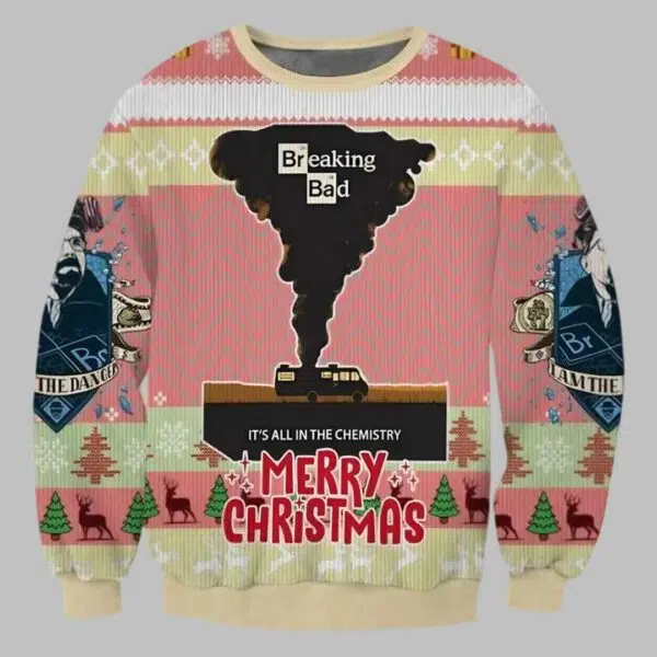 Breaking Bad Walter White Christmas Ugly Christmas Sweater 1