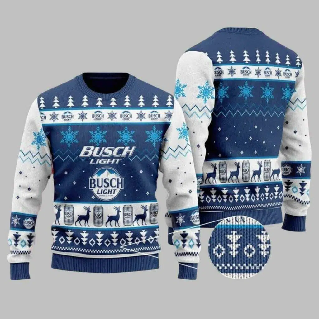 Busch Light Ugly Christmas Sweater 3