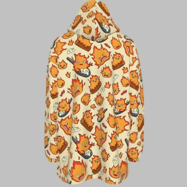 Calcifer Blanket Hoodie 4