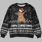 Capybara Capy Ugly Christmas Sweater