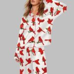 Cardinal Bird Pajama Set