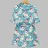 Cat Christmas Art Print Pajama Set 1 1