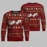 Cat Light Ugly Christmas Sweater