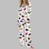 Cat Lovers Satin Pajama Set 3