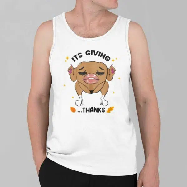 Chicken Its Giving Thanks Shirt 2