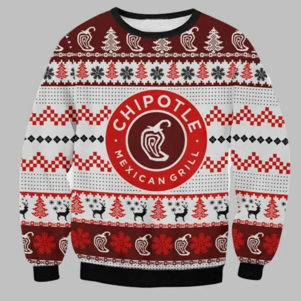 Chipotle Ugly Christmas Sweater 1