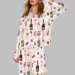 Christmas Champagne Pajama Set