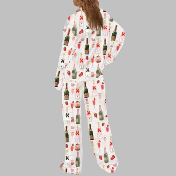 Christmas Champagne Pajama Set 4