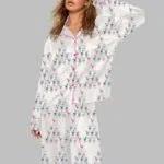 Christmas Cocktail Glass Pajama Set