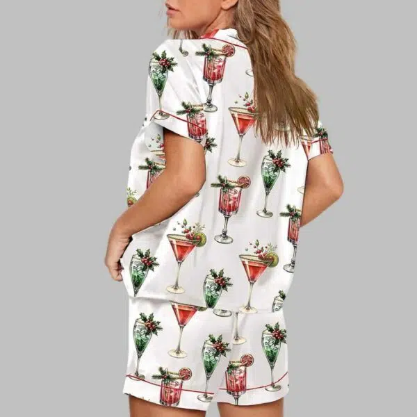 Christmas Cocktail Pajama Set 4 1