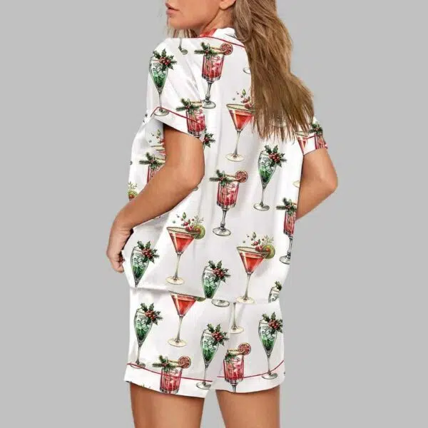 Christmas Cocktail Pajama Set 4