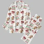 Christmas Coquette Bow Trump I Will Be Home For Christmas Pajama Set