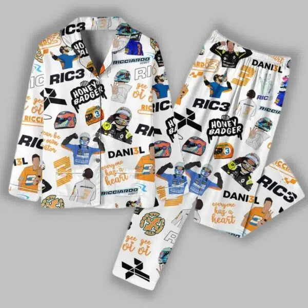 Christmas Daniel Ricciardo Pajamas Set 1