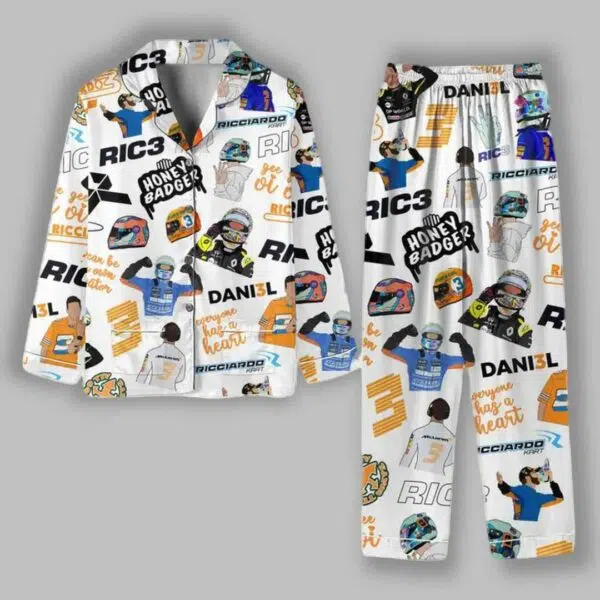 Christmas Daniel Ricciardo Pajamas Set 3