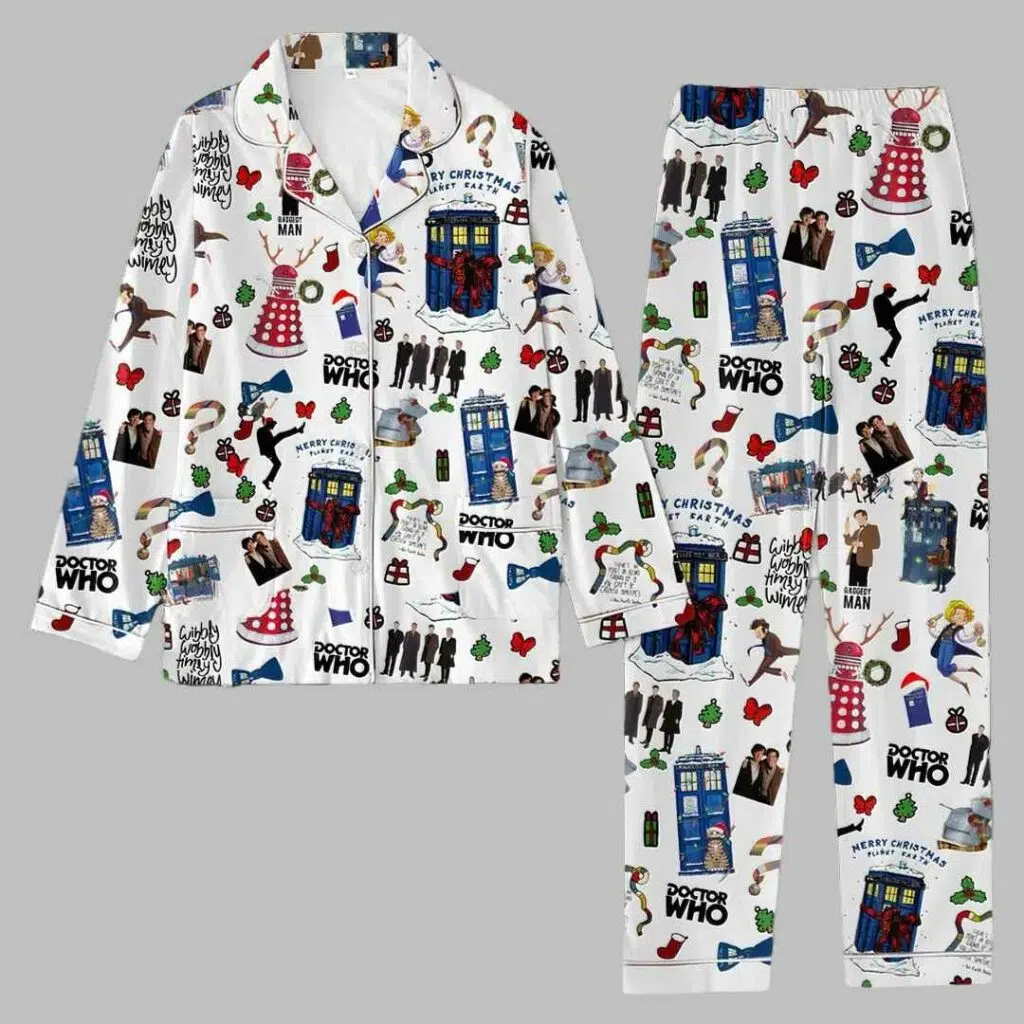 Christmas Doctor Who Pajama Set 3