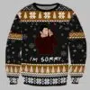 Christmas Friends Im Sorry Ugly Christmas Sweater 1