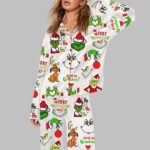 Christmas Grnch Pajama Set