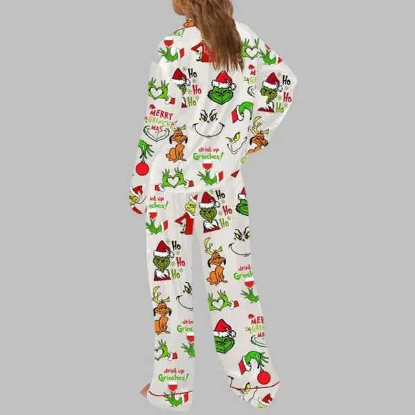 Christmas Grnch Pajama Set 4