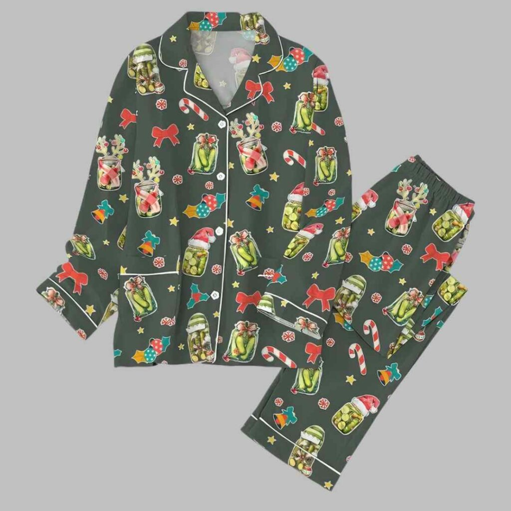 Christmas Pickle Pajamas Set 3