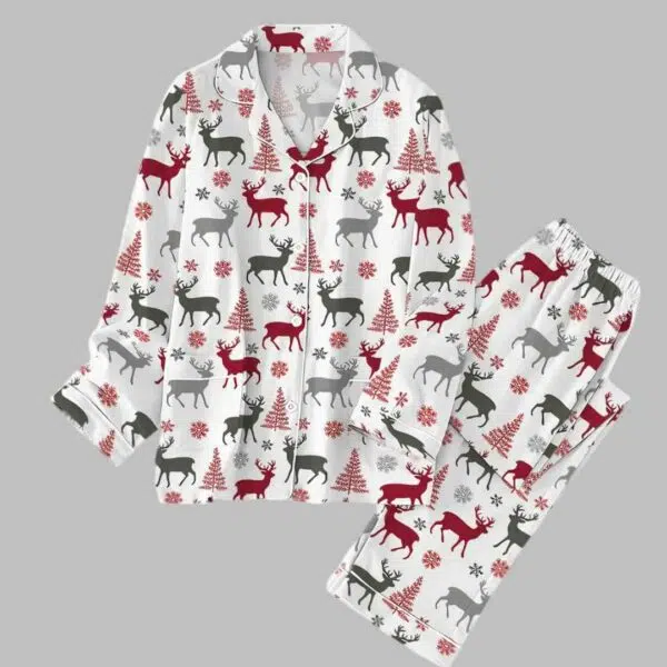 Christmas Reindeer Pajama Set 1