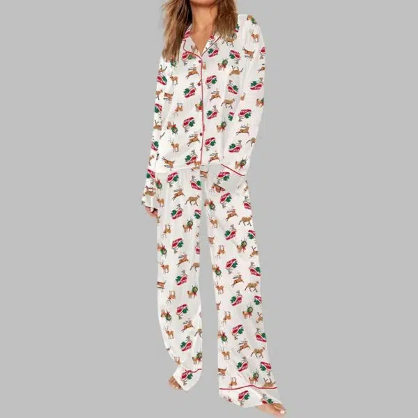 Christmas Santa Cocktail Pajama Set 3