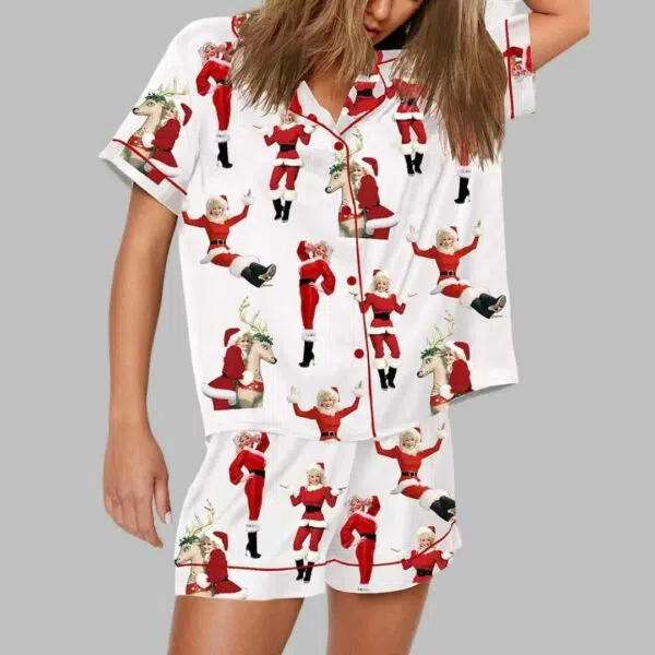 Christmas Singer Pajama Set 1