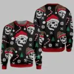 Christmas Skull Santa Ugly Christmas Sweater