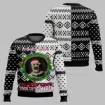 Christmas Terrifier Santa Hat Ugly Christmas Sweater