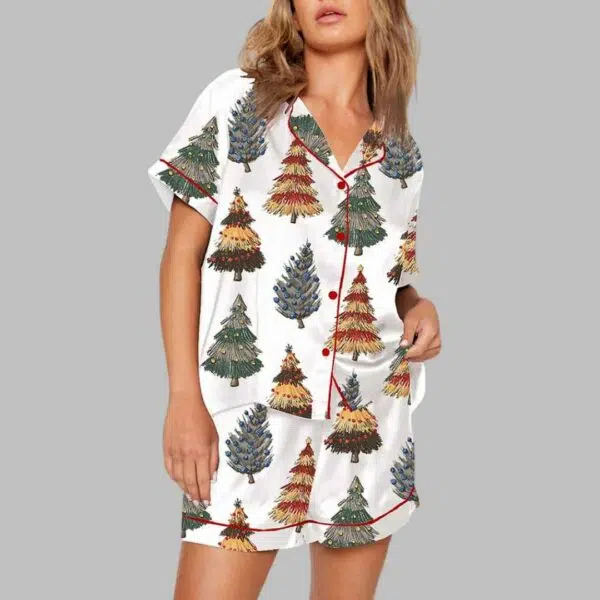 Christmas Tree Pajama Set 3