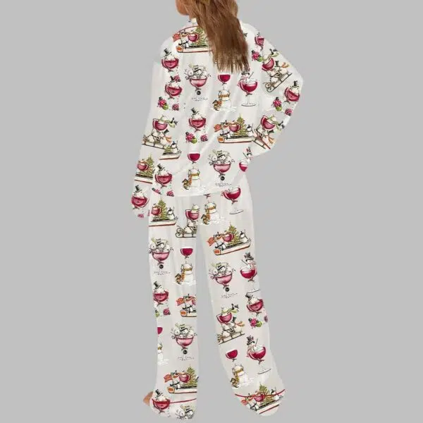 Christmas Winey Snowman Pajama Set 4