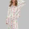 Christmas Wreath Nutcracker Satin Pajama Set 1